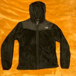 Black fussy The North Face woman jacket size medium